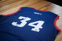 Camiseta Azul sin Mangas Mayores